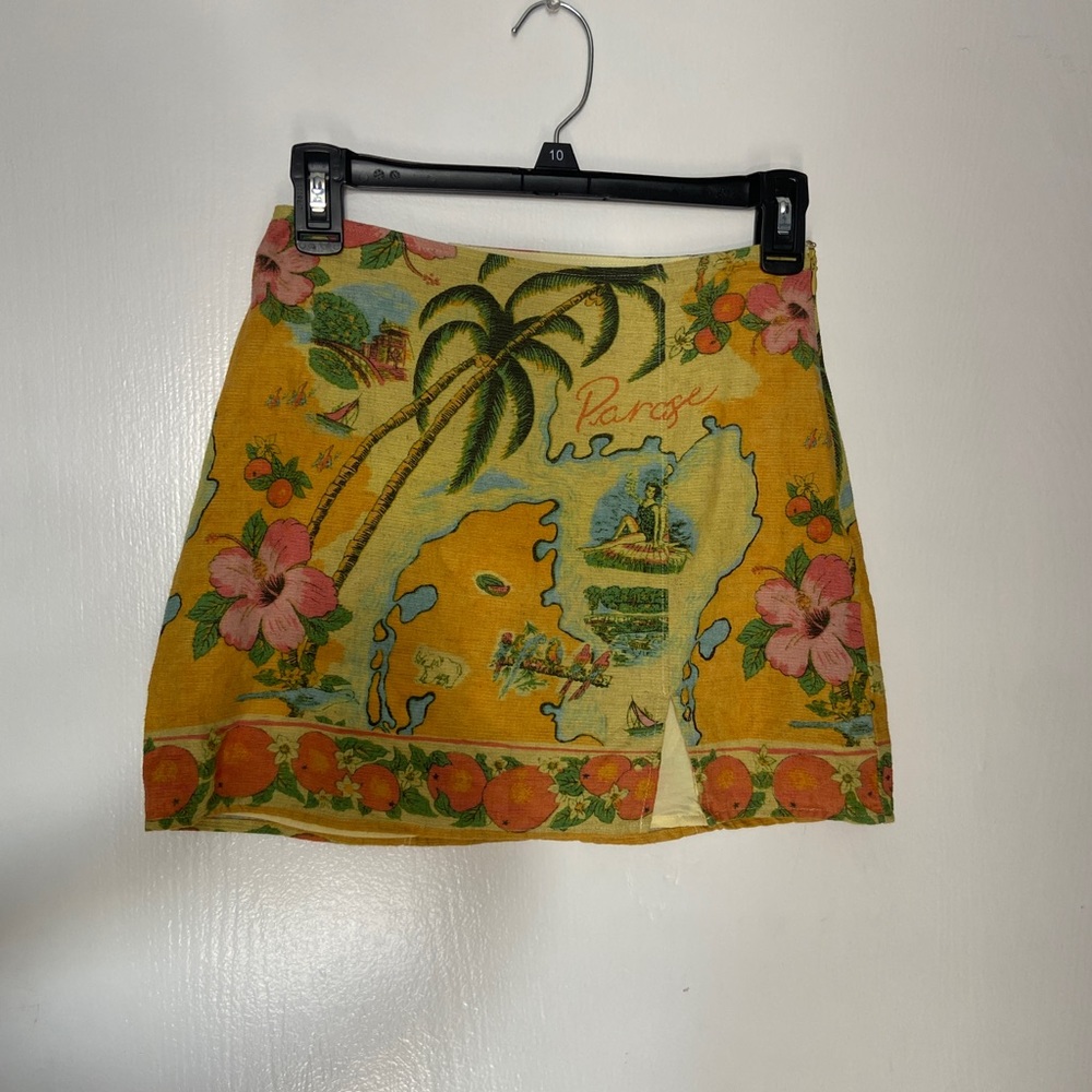 urban outfitters paradise island mini skirt